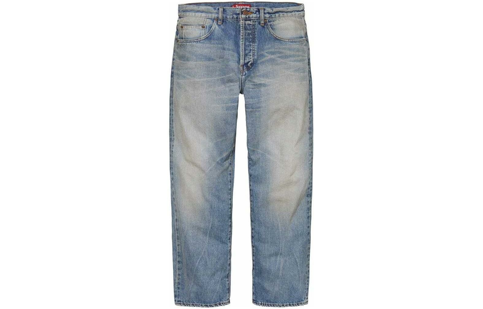 【代購】Supreme Distressed Loose Fit Selvedge Jean FW24
