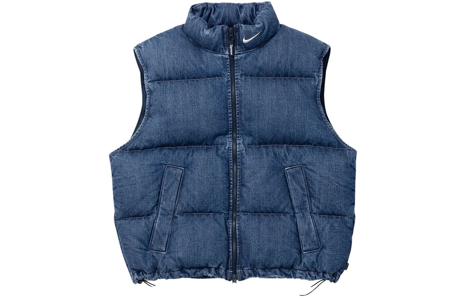 【代購】Supreme Nike Denim Puffer Vest