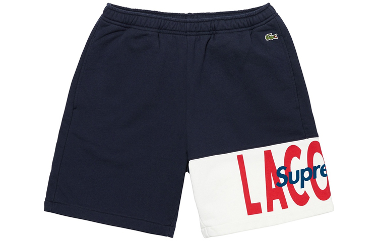 【代購】Supreme Lacoste Logo Panel Sweatshort