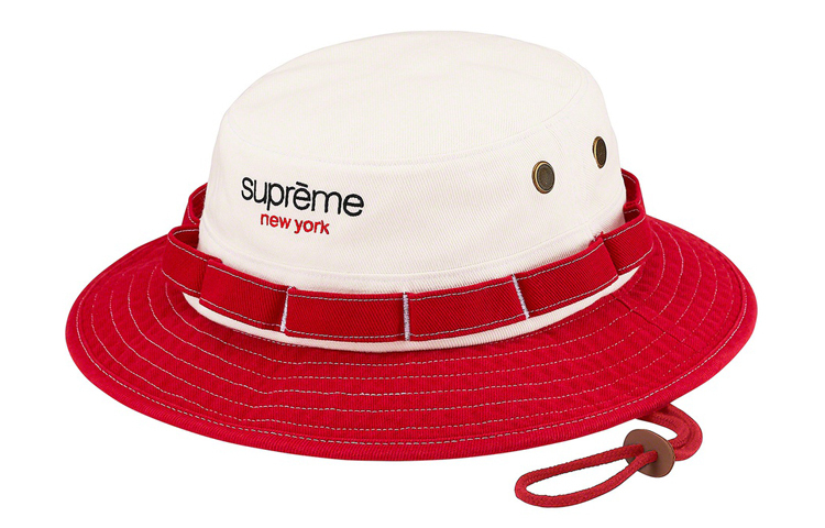【代購】Supreme - Bucket Hats Unisex Black/Red/Dark Brown/Blue