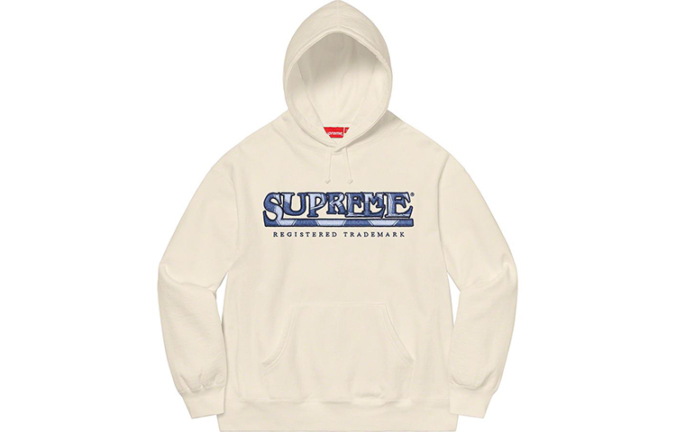 【代購】Supreme Denim Logo Hooded Sweatshirt