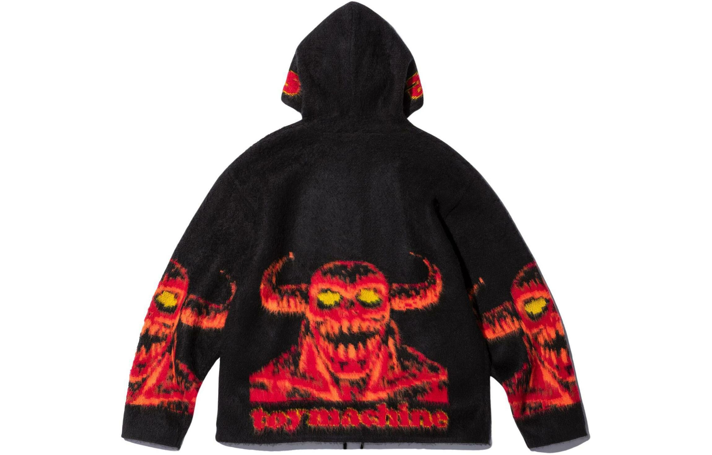 【代購】Supreme Toy Machine Zip Up Hooded Sweater