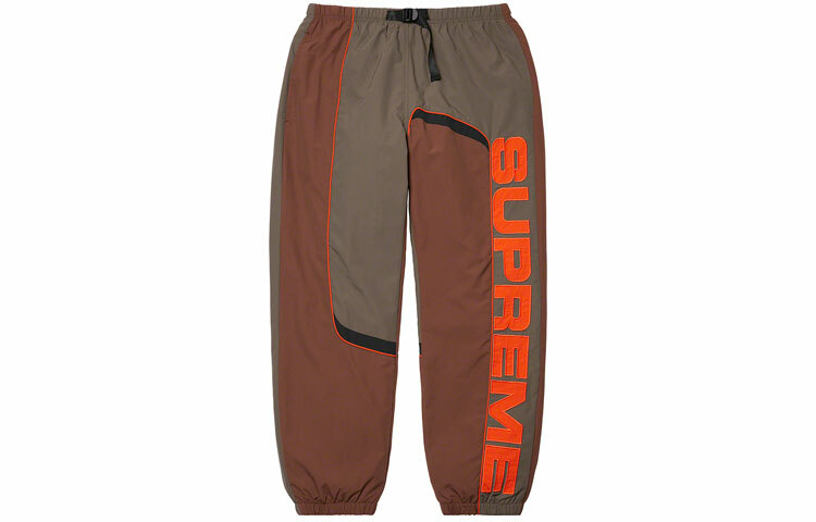 【代購】Supreme S Paneled Belted Track Pant