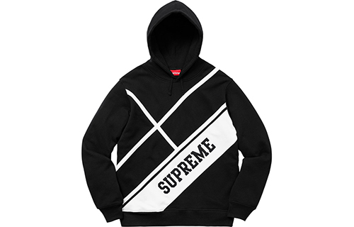 【代購】Supreme Diagonal Hooded Sweatshirt