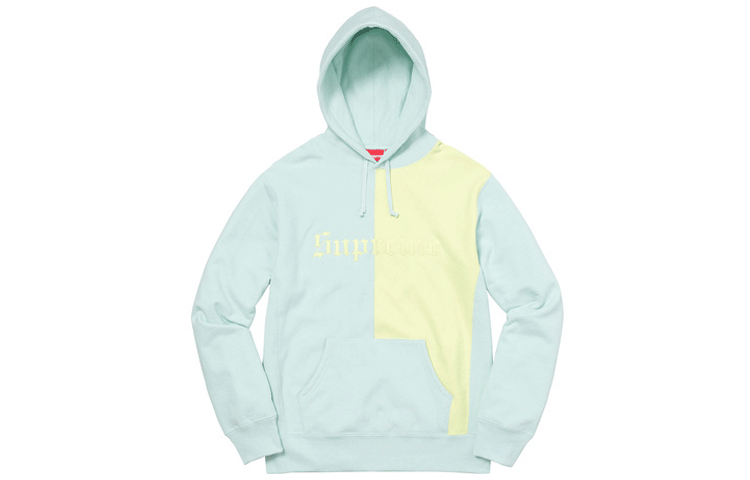 【代購】Supreme Split Old English Hooded Sweatshirt