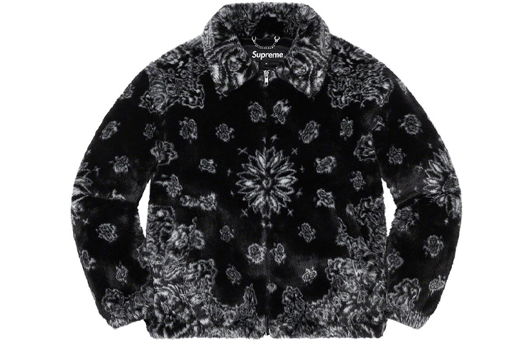 【代購】Supreme Bandana Faux Fur Bomber Jacket