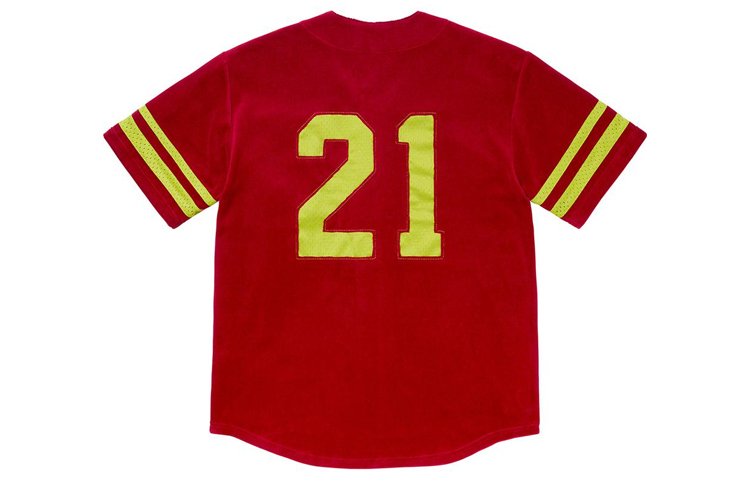 【代購】Supreme Velour Baseball Jersey