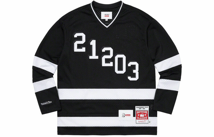 【代購】Supreme Wtaps Mitchell & Ness Hockey Jersey