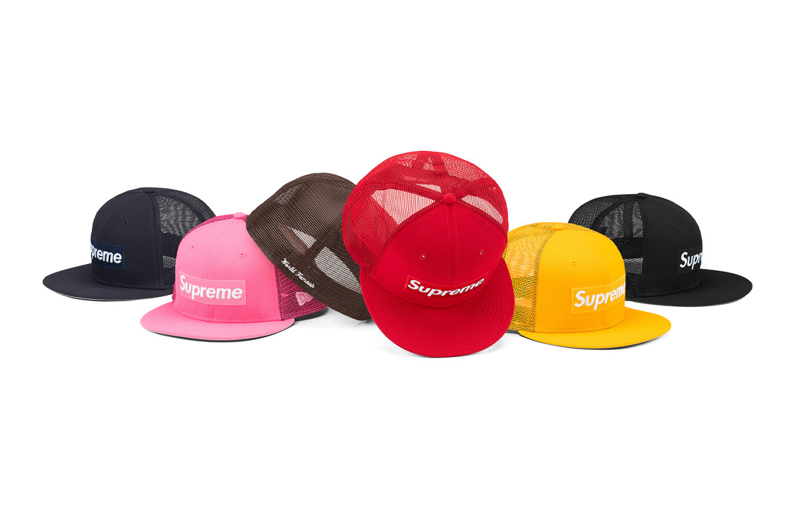 【代購】Supreme Box Logo Mesh Back New Era Hat SS23