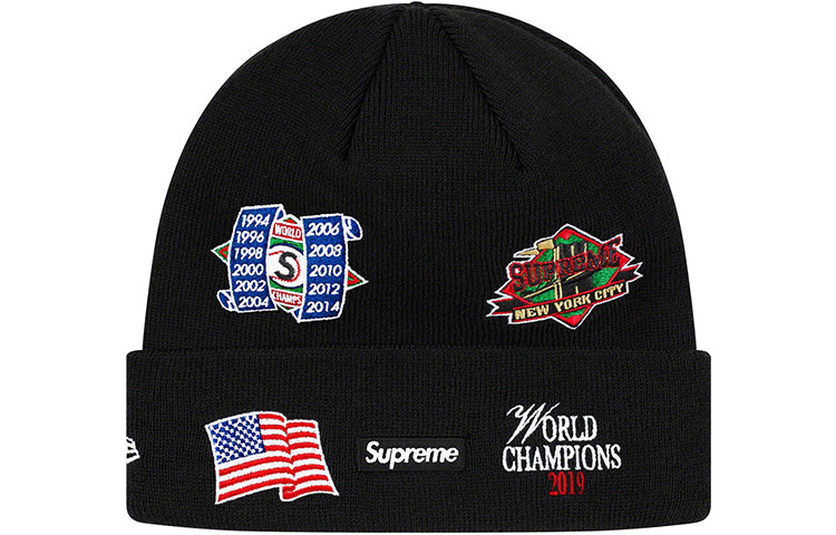 【代購】New Era X Supreme FW19 Beanies Unisex