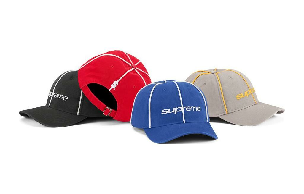 【代購】Supreme Piping 6-Panel FW22