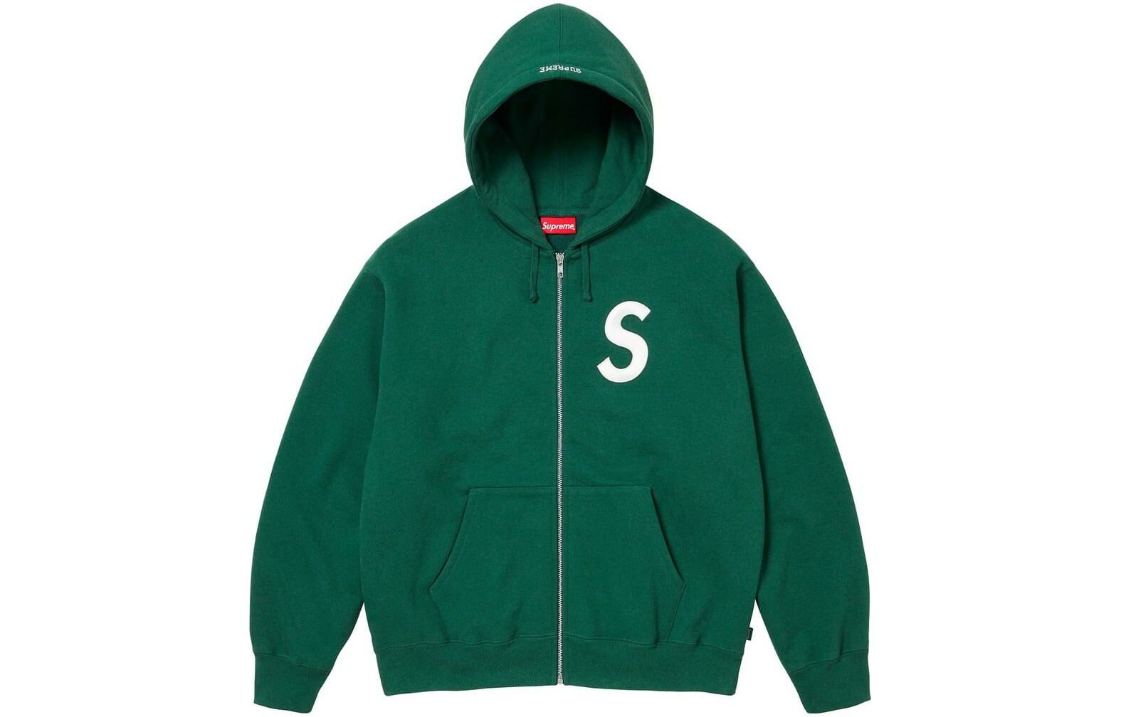 【代購】Supreme S Logo Zip Up Hooded Sweatshirt