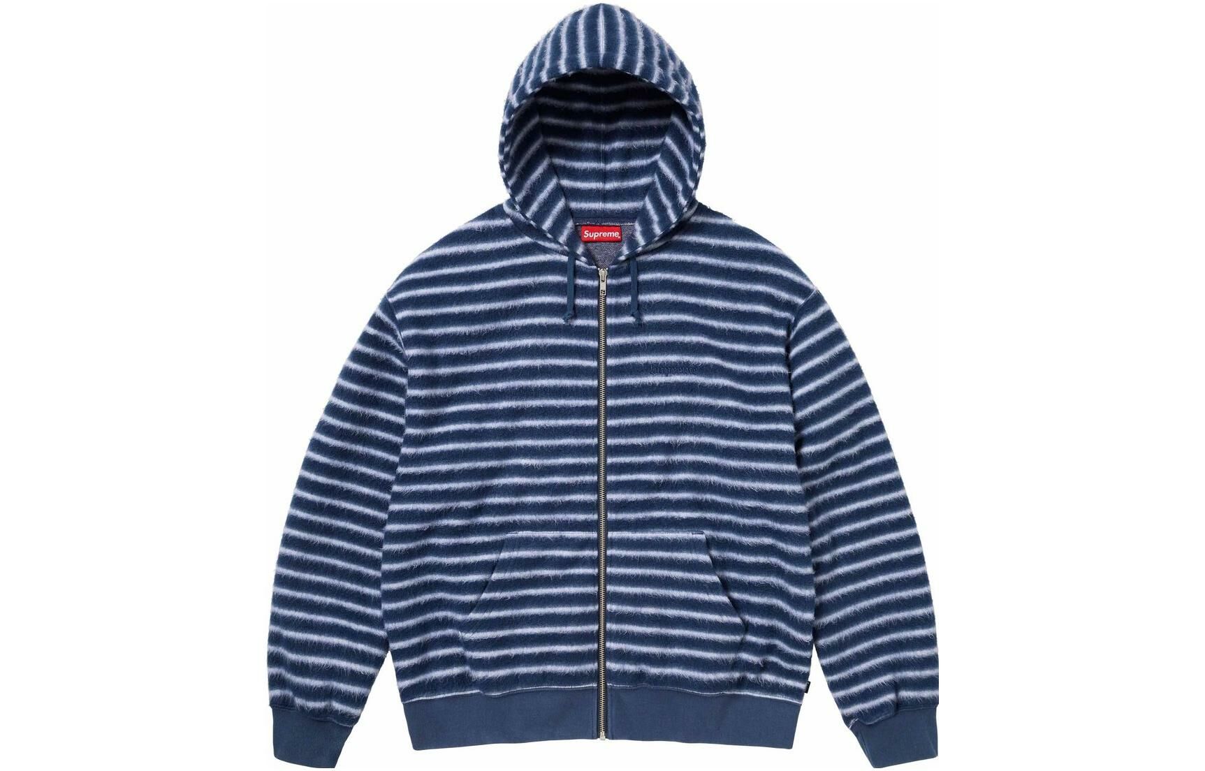 【代購】Supreme Brushed Zip Up Hooded Sweatshirt