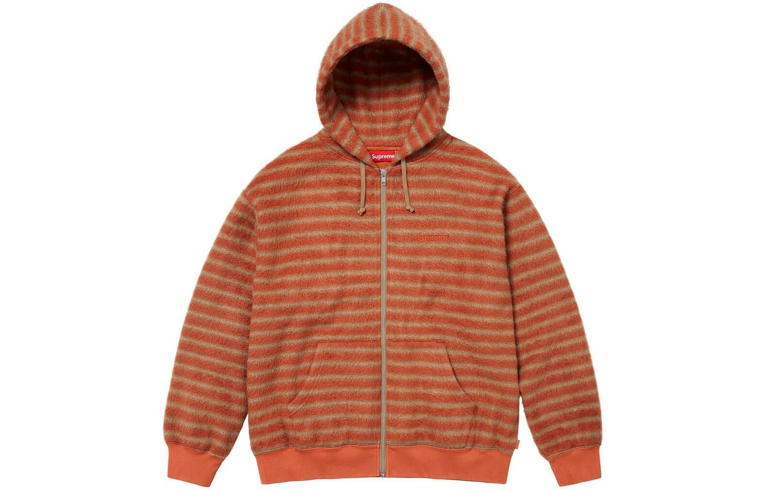 【代購】Supreme Brushed Zip Up Hooded Sweatshirt