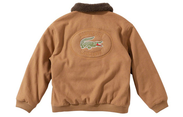 【代購】Supreme Lacoste Wool Bomber Jacket
