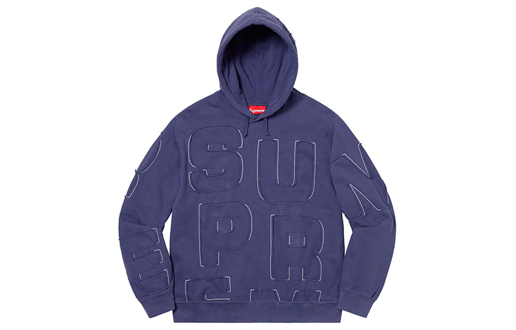【代購】Supreme Cutout Letters Hooded Sweatshirt