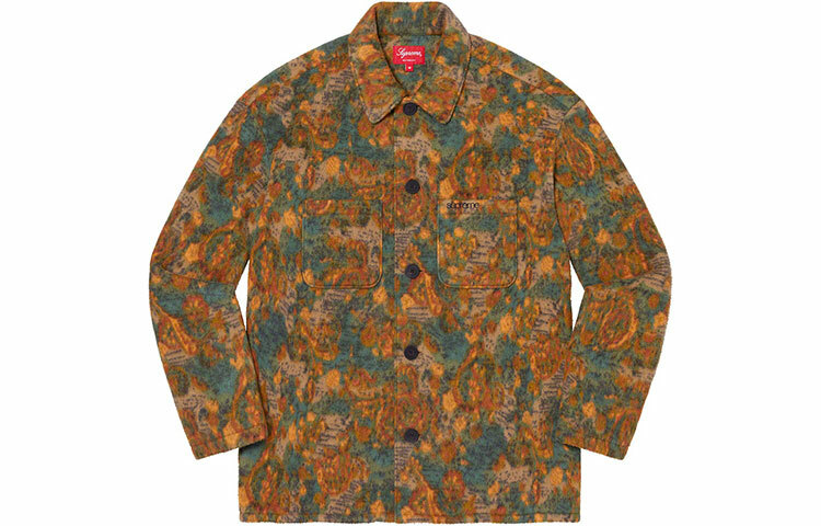 【代購】Supreme Paisley Fleece Shirt