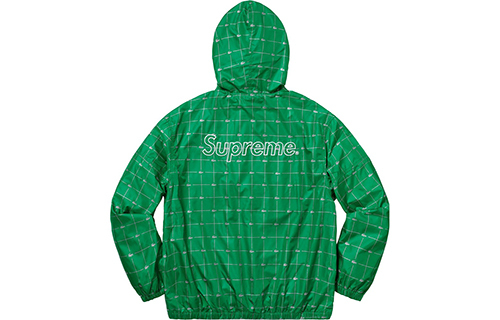 【代購】Supreme Lacoste Reflective Grid Nylon Anorak