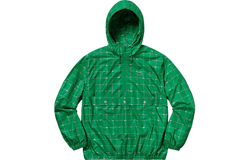 【代購】Supreme Lacoste Reflective Grid Nylon Anorak