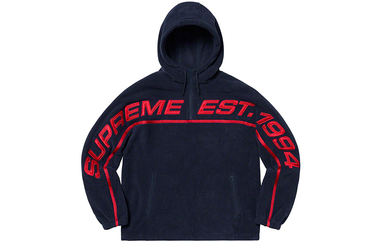 【代購】Supreme Polartec Half Zip Hooded Sweatshirt