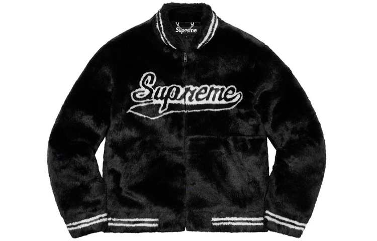【代購】Supreme Faux Fur Varsity Jacket