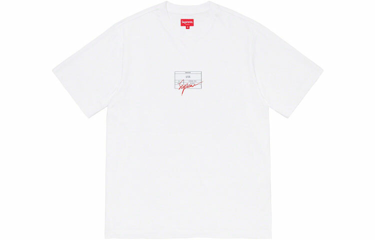 【代購】Supreme Signature Label S/S Top