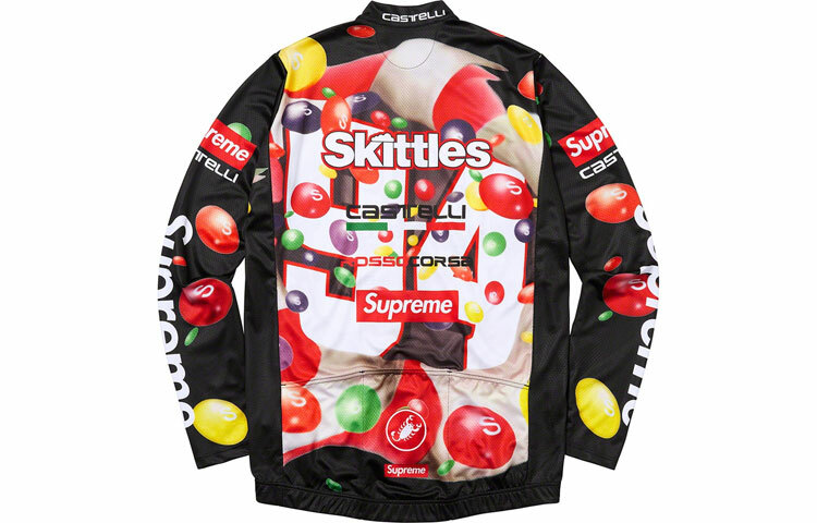 【代購】Supreme X Skittles X Castelli Long-Sleeve Cycling Jersey