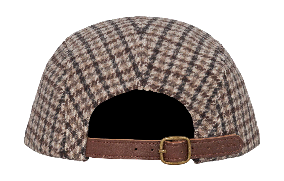 【代購】Supreme Houndstooth Wool Camp Cap