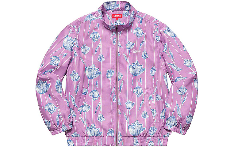 【代購】Supreme Floral Silk Track Jacket