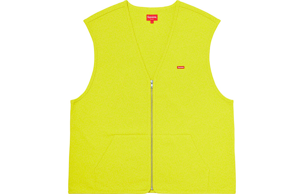 【代購】Supreme Zip Up Sweat Vest