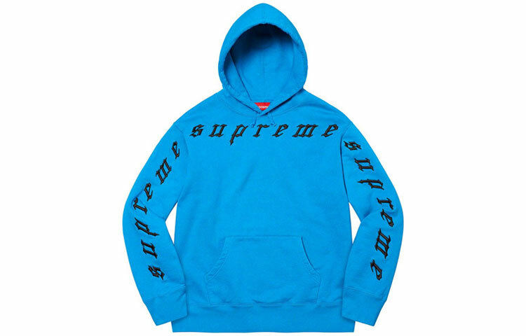 【代購】Supreme Raised Embroidery Hooded Sweatshirt