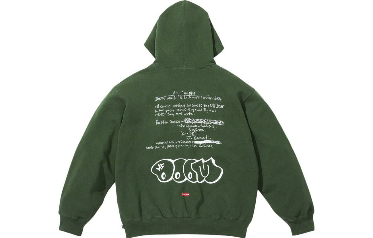 【代購】Supreme Mf Doom Hooded Sweatshirt