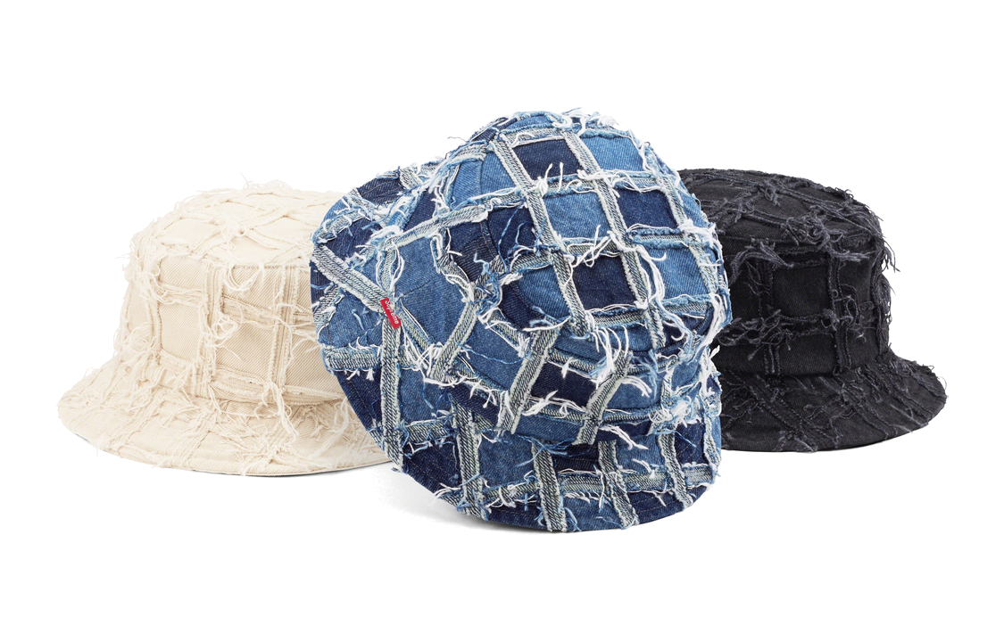 【代購】Supreme Frayed Patchwork Denim Crusher