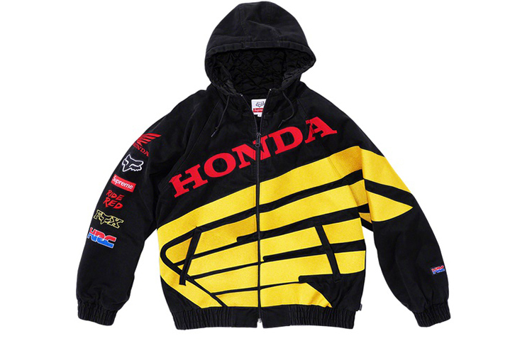 【代購】Supreme X Honda Fox Racing Puffy Zip Up Jacket