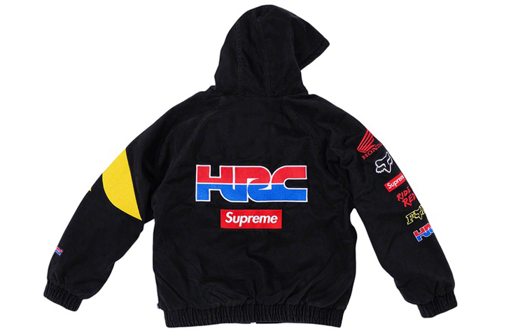 【代購】Supreme X Honda Fox Racing Puffy Zip Up Jacket