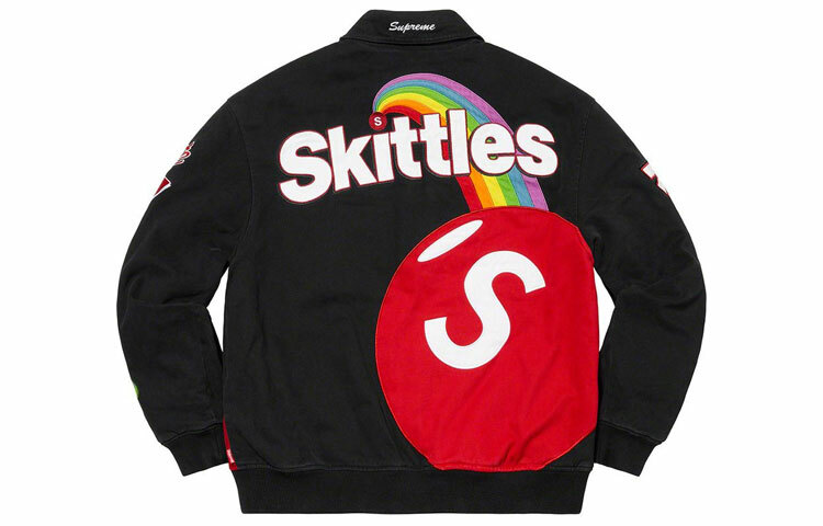 【代購】Supreme Skittles Mitchell & Ness Varsity Jacket