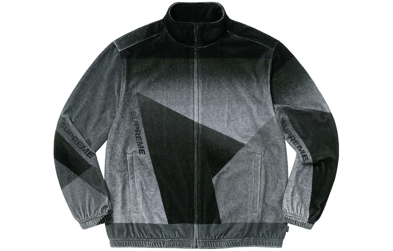 【代購】Supreme Geo Velour Track Jacket