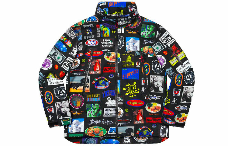 【代購】Supreme GORE-TEX Stickers Shell Jacket SS21