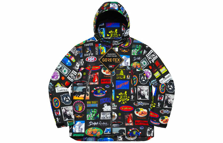 【代購】Supreme GORE-TEX Stickers Shell Jacket SS21