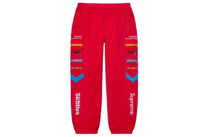【代購】Supreme X Skittles X Polartec '' Track Pants