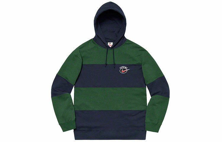 【代購】Supreme Nike Stripe Hooded Sweatshirt