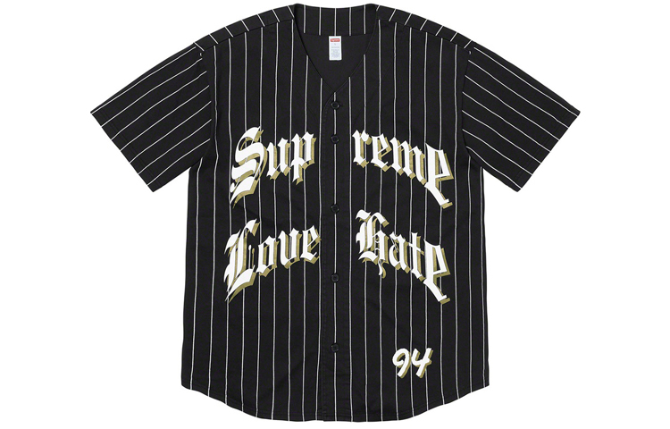 【代購】Supreme FW19 Baseball Jerseys Unisex