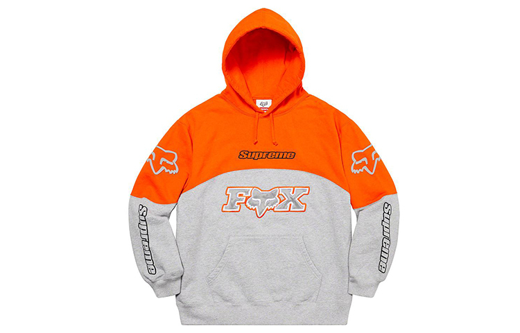 【代購】Supreme Fox Racing Hooded Sweatshirt