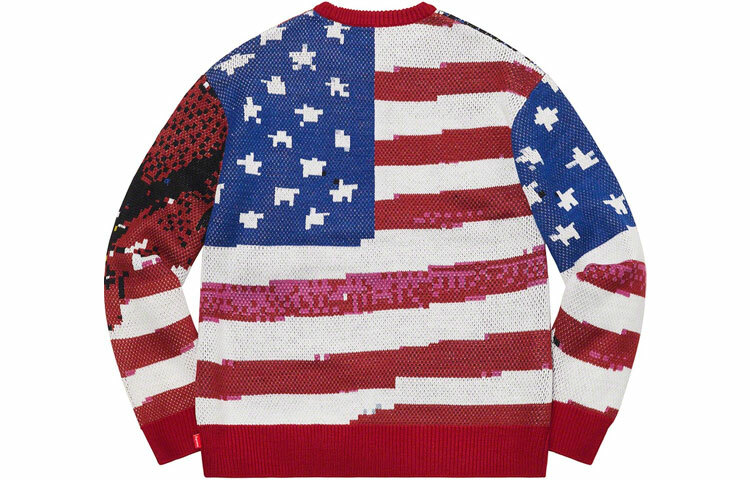 【代購】Supreme Digital Flag Sweater