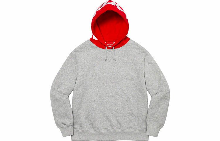 【代購】Supreme Week 2 Contrast Hooded Sweatshirt FW21 White