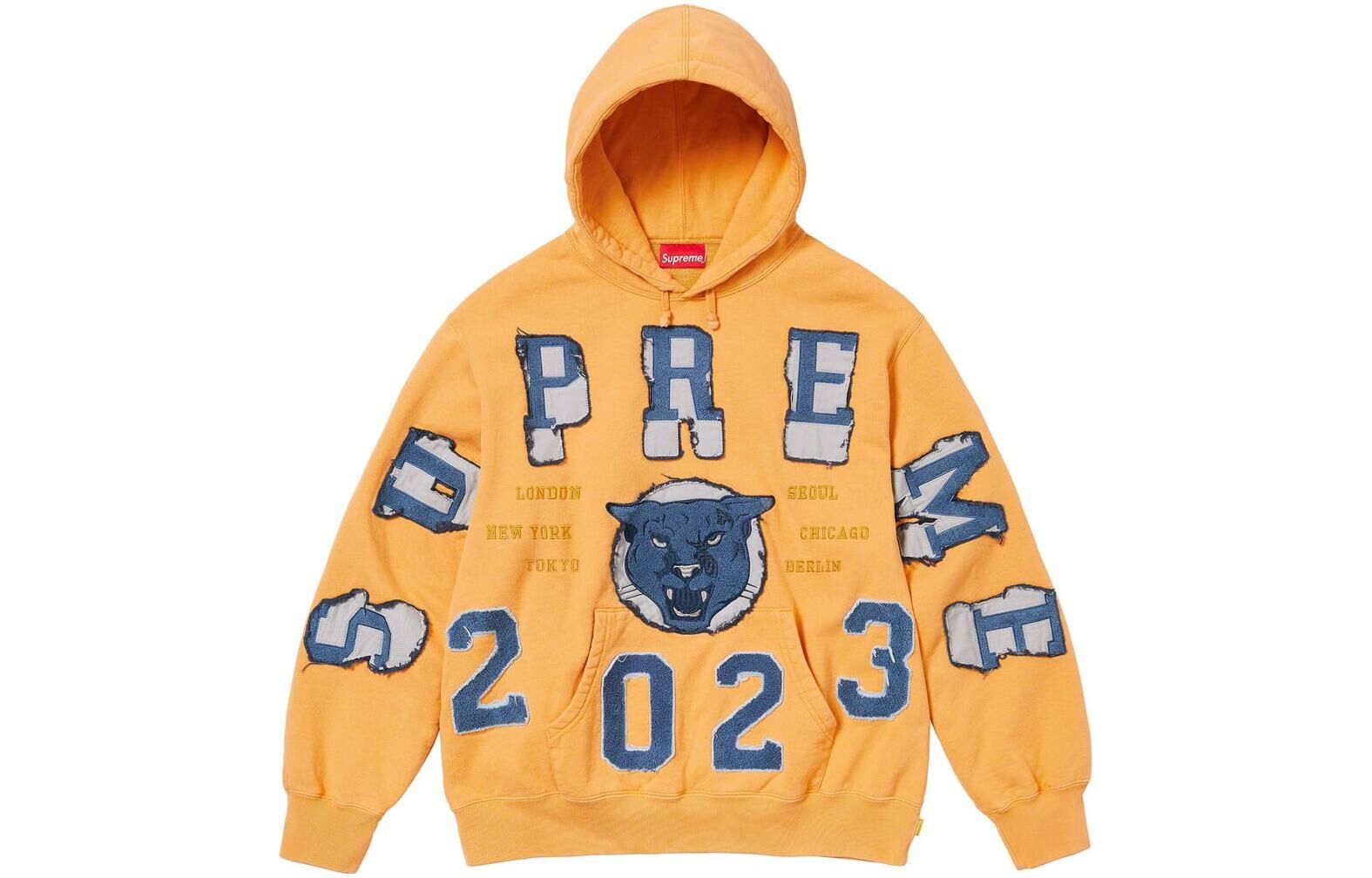 【代購】Supreme Washed Panther Hooded Sweatshirt