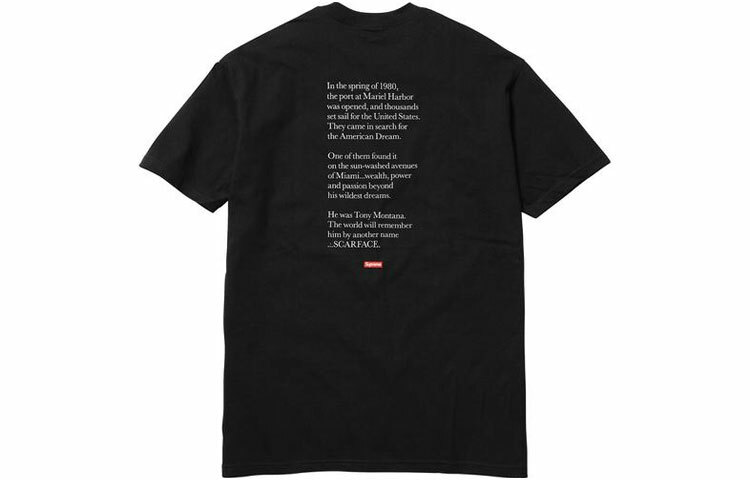 【代購】Supreme Scarface Shower Tee
