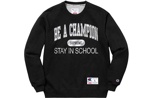 【代購】Supreme Champion Stay In School Crewneck