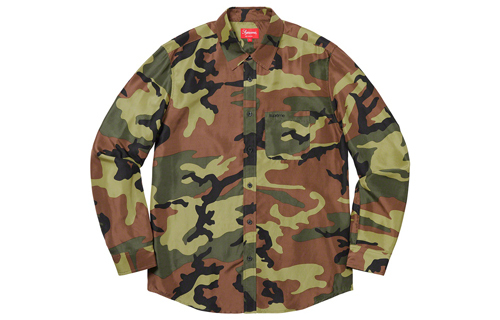 【代購】Supreme Silk Camo Shirt