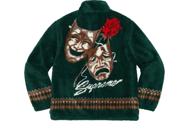 【代購】Supreme Drama Mask Fleece Jacket